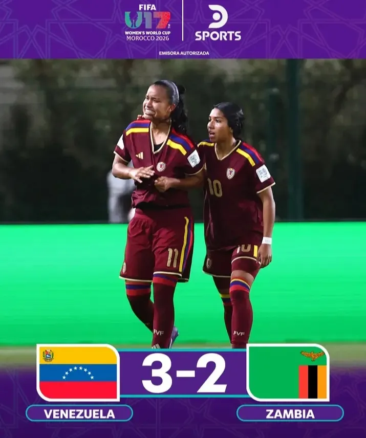 COPA MUNDIAL SUB17. Venezolanas cantan victoria ante Zambia