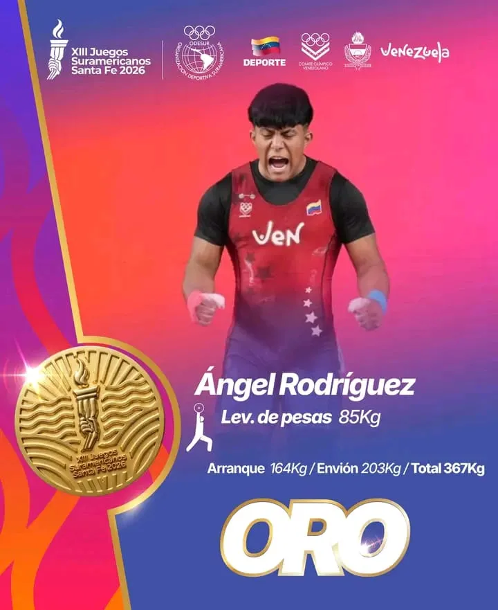 Venezolano impone RECORD MUNDIAL en los Juegos Suramericanos