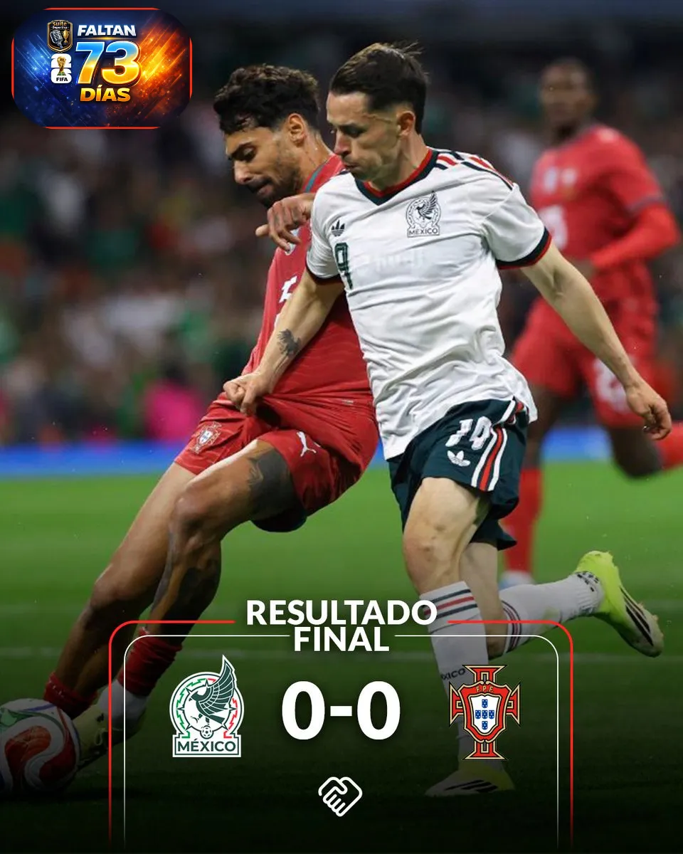 MÉXICO Estuvo a la altura de PORTUGAL, mostrando un nivel superior al que muchos esperaban 