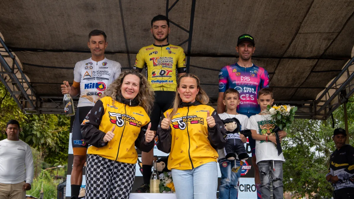 Jad COLMENARES, Sorprende a los Grandes y Gana la 3ra. Etapa. VUELTA AL TACHIRA