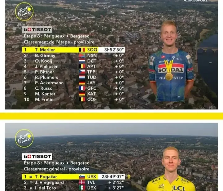 TOUR DE FRANCIA. Tim Merlier mostr贸 su potencia al sprint - 1